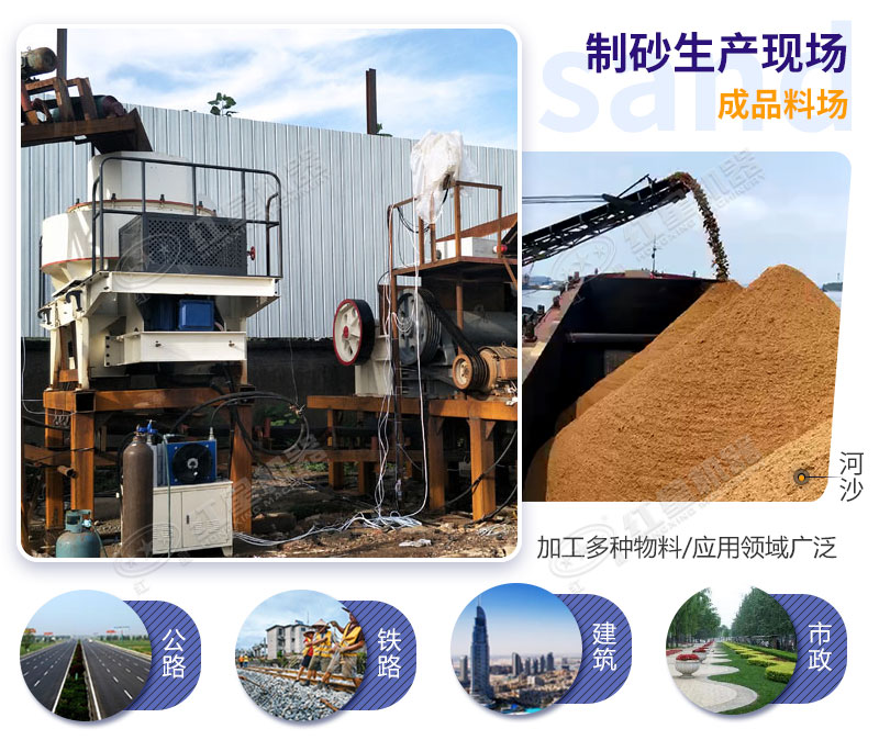 制砂生產(chǎn)線成品質(zhì)量高、效益高