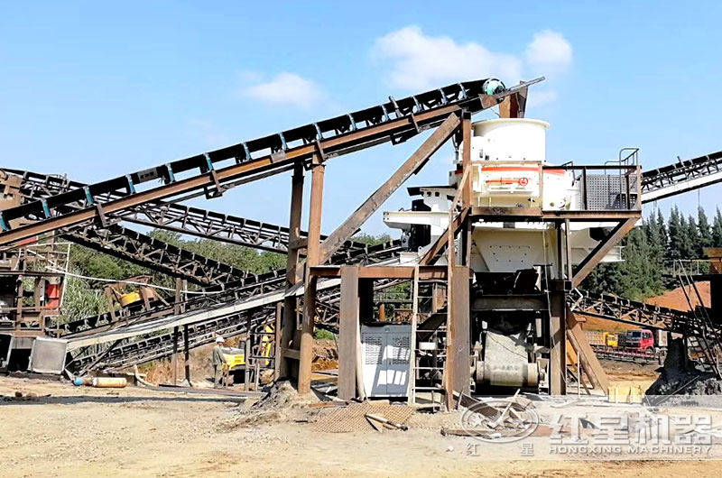制砂機(jī)成品粒型好，成品多用于建筑工程，道路基建